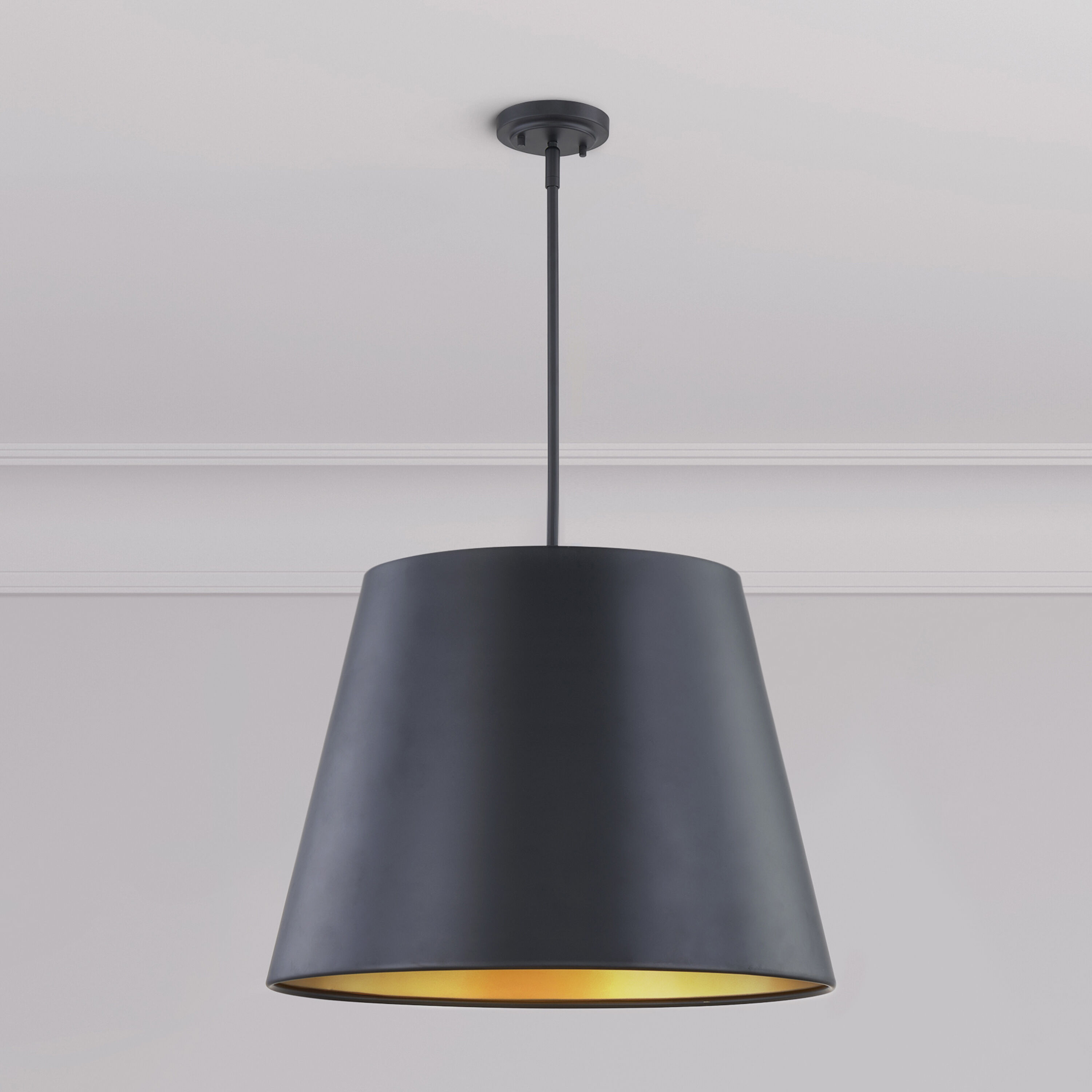Allson 4 Light 22 inch Matte Black Pendant Ceiling Light